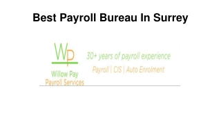 Best Payroll Bureau In Surrey