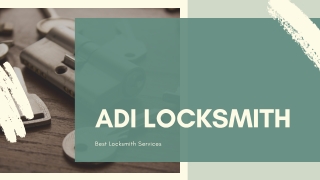 Locksmith Services Richardson TX