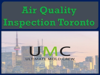 Air Quality Inspection Toronto