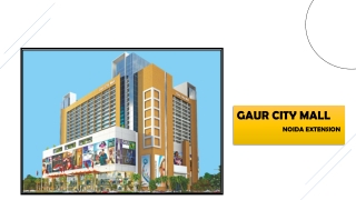 Office Spaces Starting From 11.22 Lacs* With Gaur City Mall