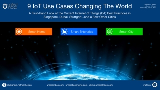 Nine IoT Use Cases Changing the World