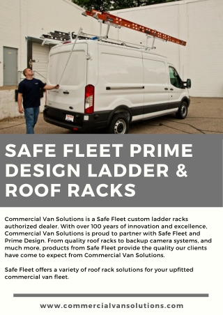 Safe Fleet Prime Design Ladder & Roof Racks