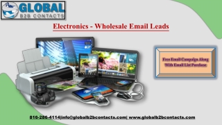 Electronics Wholesale Email Leads