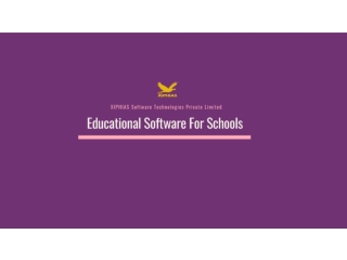 Educational Software For Schools