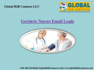 Geriatric Nurses Email Leads