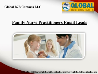 Family Nurse Practitioners Email Leads