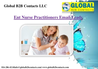 Ent Nurse Practitioners Email Leads