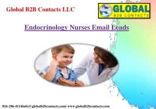 Endocrinology Nurses Email Leads