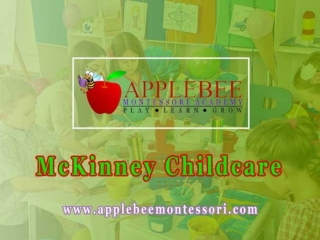 Applebee Montessori Academy – McKinney childcare