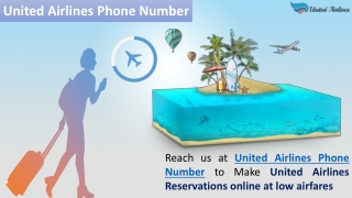 United Airlines Phone Number to Book Holiday Trip with Low Fare