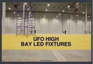 Install Dimmable UFO High Bay LED Fixtures to have Graceful Lighting