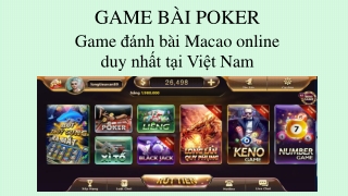 GAME BÀI POKER