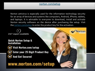 norton.com/setup | You can simply start the installation process of Norton setup