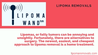 Lipoma Treatment | Lipoma Wand