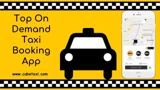 Top On Demand Taxi Booking App