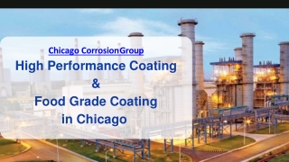 High Performance Coating | Food Grade Coating | Chicago