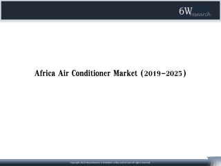 Africa AC Market (2019-2025) - 6wresearch