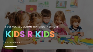 Best kids training center in U.A.E