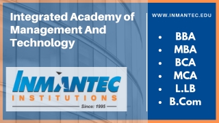 Top BBA College in Delhi NCR - Inmantec Institutions