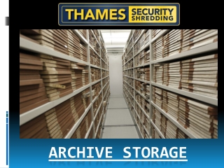 Archive Storage