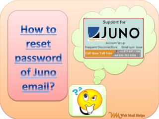 How to reset password of Juno email?