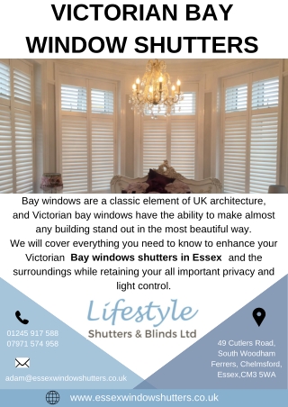 Victorian Bay Window Shutters