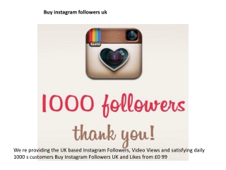 Buy Instagram Followers