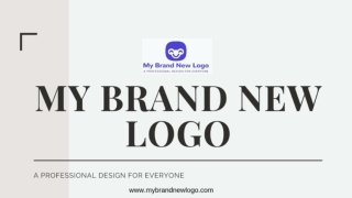Design Logo Online for Your business | My Brand New Logo