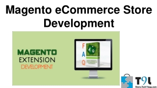Magento eCommerce Store Development