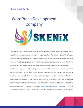 Wordpress Development Company