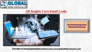 ARInsights Users Email Leads