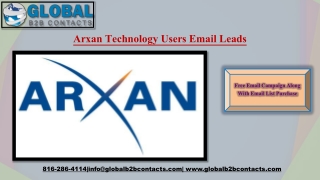 Arxan Technology Users Email Leads