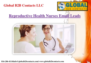 Reproductive Health Nurses Email Leads