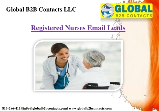 Registered Nurses Email Leads