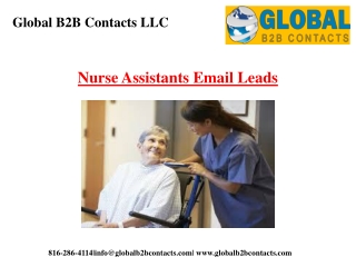 Nurse Assistants Email Leads