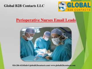 Prescriptive Nurses Email Leads