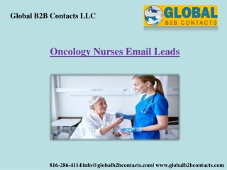 Oncology Nurses Email Leads