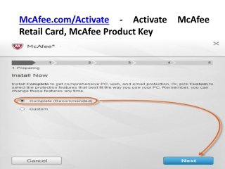 www.mcafee.com/activate - Activate McAfee Retail Card