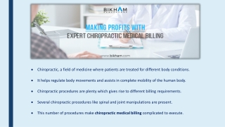 Making Profits with Expert Chiropractic Medical Billing