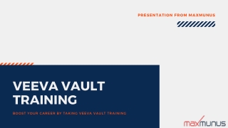 Veeva Vault Training