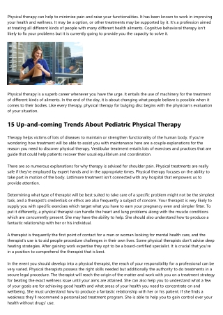 8 Effective Physical Therapy Aide Elevator Pitches