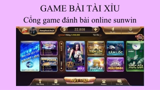 GAME BÀI TÀI XỈU