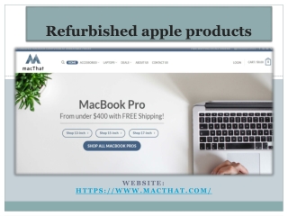 Apple refurbished macbook pro 15