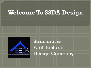 Structural & Architectural Design Company - S3DA Design