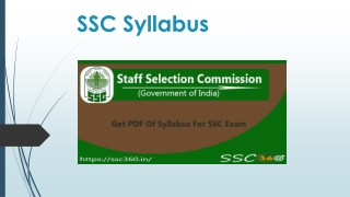 SSC Syllabus 2018- Upcoming & Latest SSC Exam Syllabus (Available)