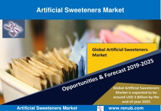 Artificial Sweeteners Market Opportunities