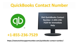 Why dial QuickBooks Contact Number 1-855-236-7529