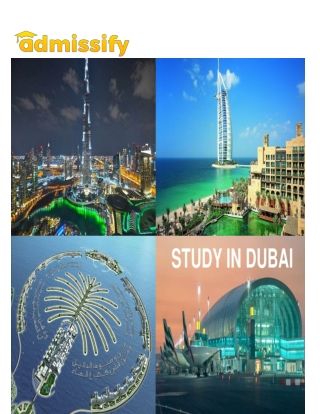 Study abroad in Dubai, Best Overseas Education Consultant in Delhi, Admissify