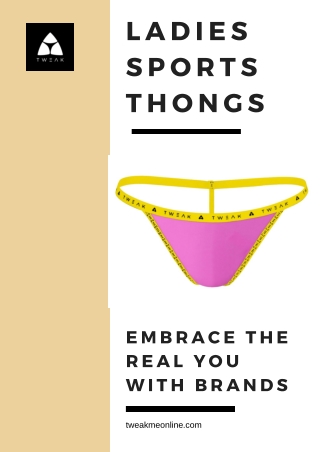 Best Ladies Sports Thongs By Tweak