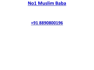 No1 Muslim Baba
